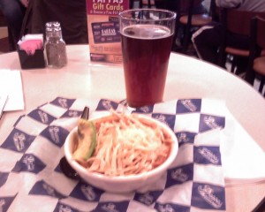 ZiegenBock and Tortilla Soup Kyle Perfect10Model's lunch
